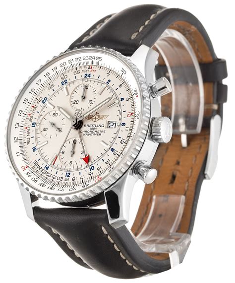 replica breitling navitimer world stainless steel|breitling navitimer homage.